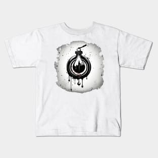 Blood drop art Kids T-Shirt